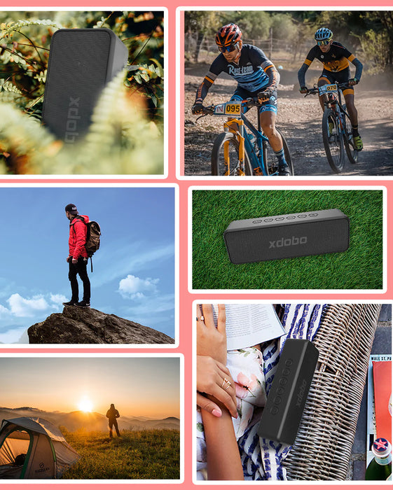 Kabelloser Bluetooth-Lautsprecher der XDOBO® X-Serie – 30-W-Lautsprecher mit großem Akku für den längeren Einsatz im Freien und unter Wasser