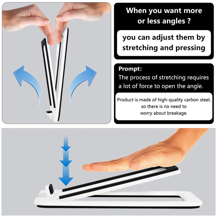 Carbon Steel Tabletop Speaker Base — Shock-Absorbing Stand