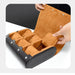 6-Slot PU Leather Watch Travel Case – Roll Organiser for Men & Women