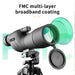 25–75x60 HD Spotting Scope Monocular — Waterproof Zoom for Birdwatching & Camping