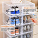 Clear Magnetic Stackable Shoe Boxes — 6/9/12 Pack, Flip-Front Organisers