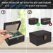 Faraday Key Fob Signal Blocker – Carbon Fibre RFID Protector (Various Sizes)