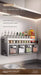 No-drill Wall-mounted Metal Spice Rack — Rust-resistant Kitchen Organizer