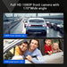 1080P Wi‑Fi Dual Dash Cam — Front & Interior, Night Vision, Loop Recording