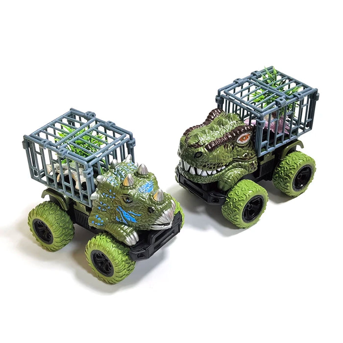 T‑Rex Inertia Dinosaur Truck with Dino Figure – Inertial Monster Truck Toy for Toddlers