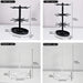 Rotatable 2- or 3-Tier Jewellery Display Stand — 16 or 24 Hooks, Black or Transparent