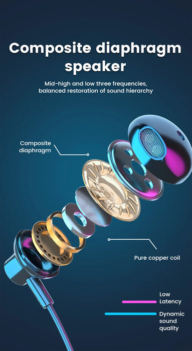 Neckband Earphones G07 — Bluetooth 5.1, ANC, LED Display, Waterproof