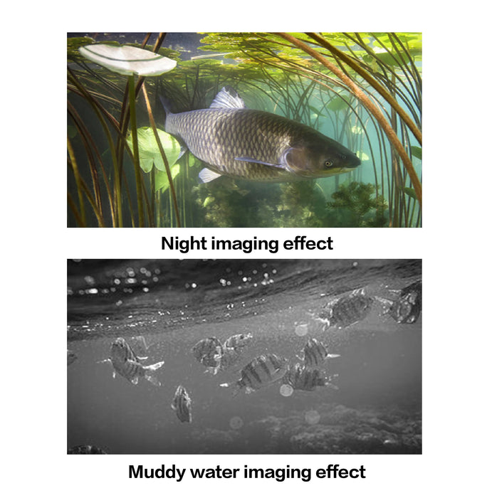 Portable 4.3in Fish Finder with 1080P Camera, 220° Wide Angle & Night Vision