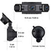 4-Channel Car Dash Cam with Wi‑Fi — FHD 1080p Front, Side & Rear, Night Vision, Hardwire Option