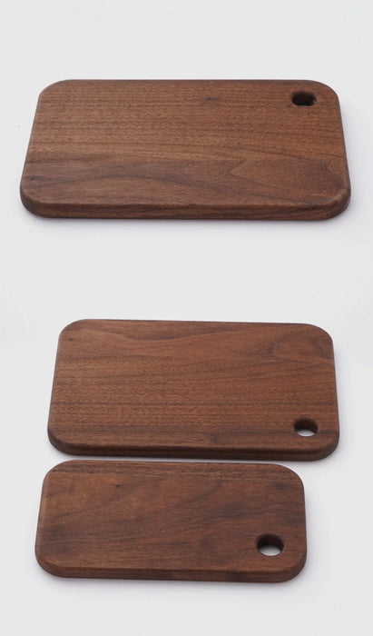 Walnut Double-sided Portable Cutting Board — S & L for 800/1000ml Lunch Box
