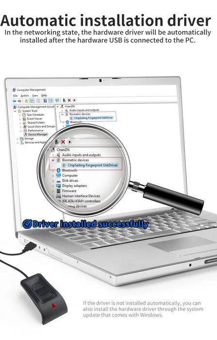 USB Fingerprint Reader for Windows 10/11 — Windows Hello Biometric Login