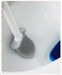 Silicone Toilet Brush with Quick‑Dry Base, Flexible Flat Head and Non‑Slip Handle