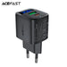 35W GaN USB-C + USB-A Fast Charger with LED Power Display (EU Plug)