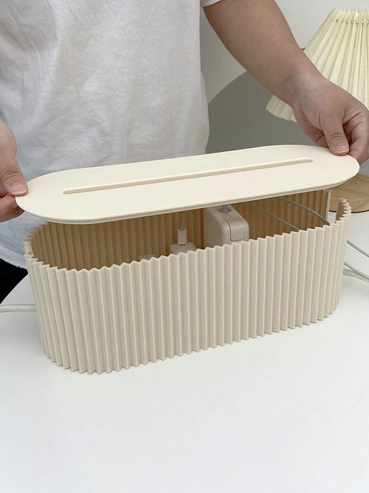 Household Socket Board Organiser Box – Cable Management, Stackable (33×13×11 cm)