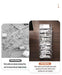 8-Compartment Transparent Acrylic Cable Organiser Box with Dustproof Cover