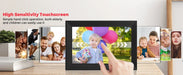 10.1in Wi‑Fi Digital Photo Frame — 1280×800 IPS Touchscreen, 16GB, Auto‑rotate