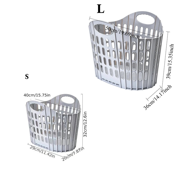 Collapsible Laundry Hamper – Foldable, Portable Clothes Organiser for Home & Bathroom