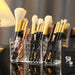 Clear Acrylic-Style Make-up Brush & Lipstick Organiser — Desk Cosmetic Holder