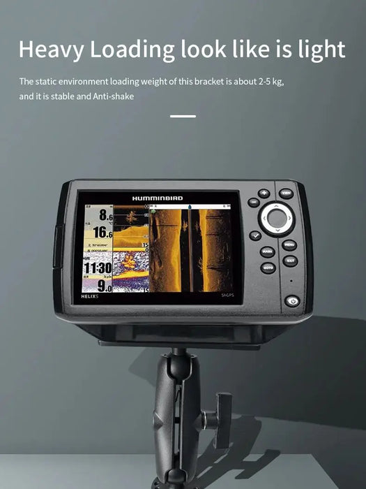 1.5in Ball Base Adapter – 360° Anti-slip RAM-style Mount for Fishfinder & GPS