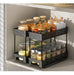 Pull-out 2-Layer Plastic Spice Rack — Large Capacity Kitchen Organiser