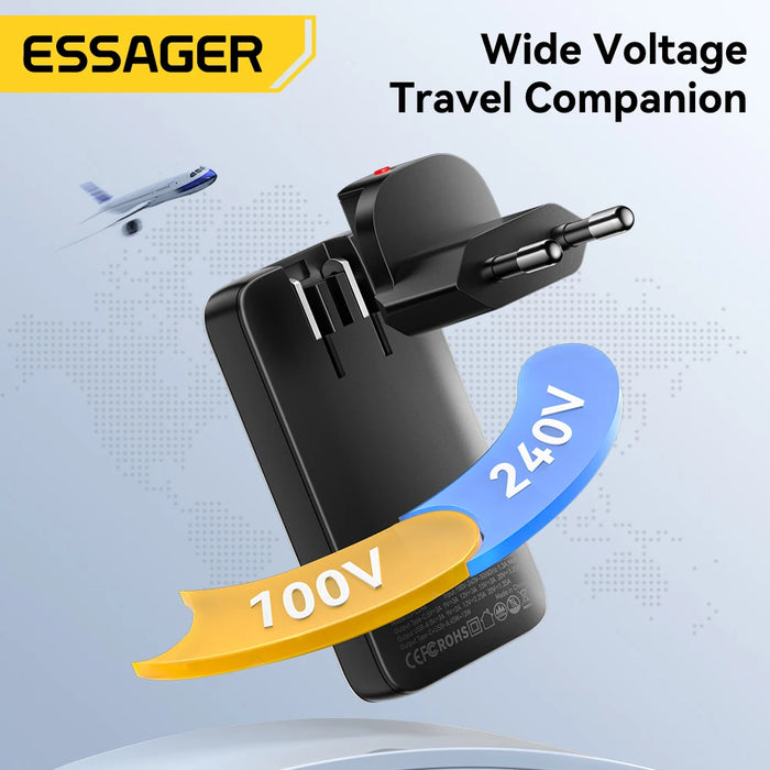 65W GaN Ultra-Thin Travel Charger — PD 3.0, PPS & QC 4.0 USB-C