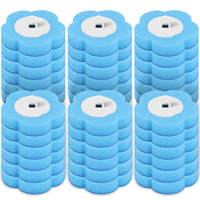 Disposable Toilet Brush Kit — Long Handle, Wall-mounted Holder, Replaceable Heads (24 / 72 pcs)