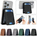Magnetic Leather Wallet Case for iPhone 12/13/14/15/16 Pro Max – Card Holder