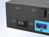 8K / 4K HDMI KVM Switch 4‑Port USB 3.0 — 4‑in‑1 Out with EDID Emulator & Wired Remote