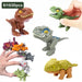 Mini Cartoon Tyrannosaurus Finger Dinosaurs — Plastic Finger Puppets (5/10/20)