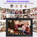 10.1in Wi‑Fi Digital Photo Frame — 1280×800 IPS Touchscreen, 16GB, Auto‑rotate