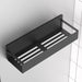 Magnetic Fridge Side Shelf Organiser for Spices — Black (2 pack)