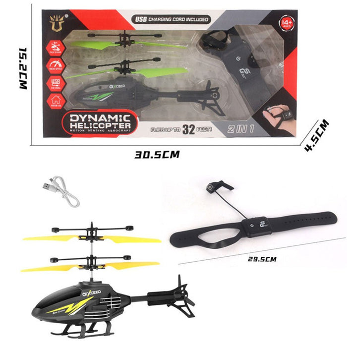 LH 1804 - 2CH Induction Suspended Smart Interactive RC Helicopter RTF - Perfect for Kids & RC Enthusiasts - Shopsta EU