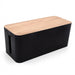 Cable Management Box — Hide Wires & Power Strips | TV Cord Organiser for Home & Office