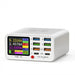 8-Port Wireless Fast Charging Station — 15W Wireless, 65W Total, PD & QC