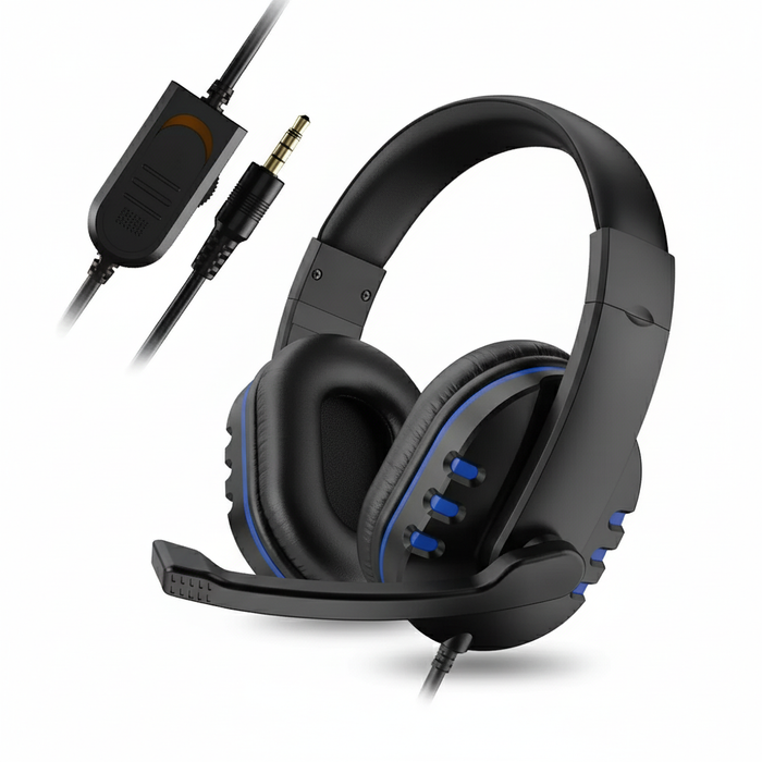 3.5mm Wired Gaming Headset with Microphone for PS4, PC & Smartphones