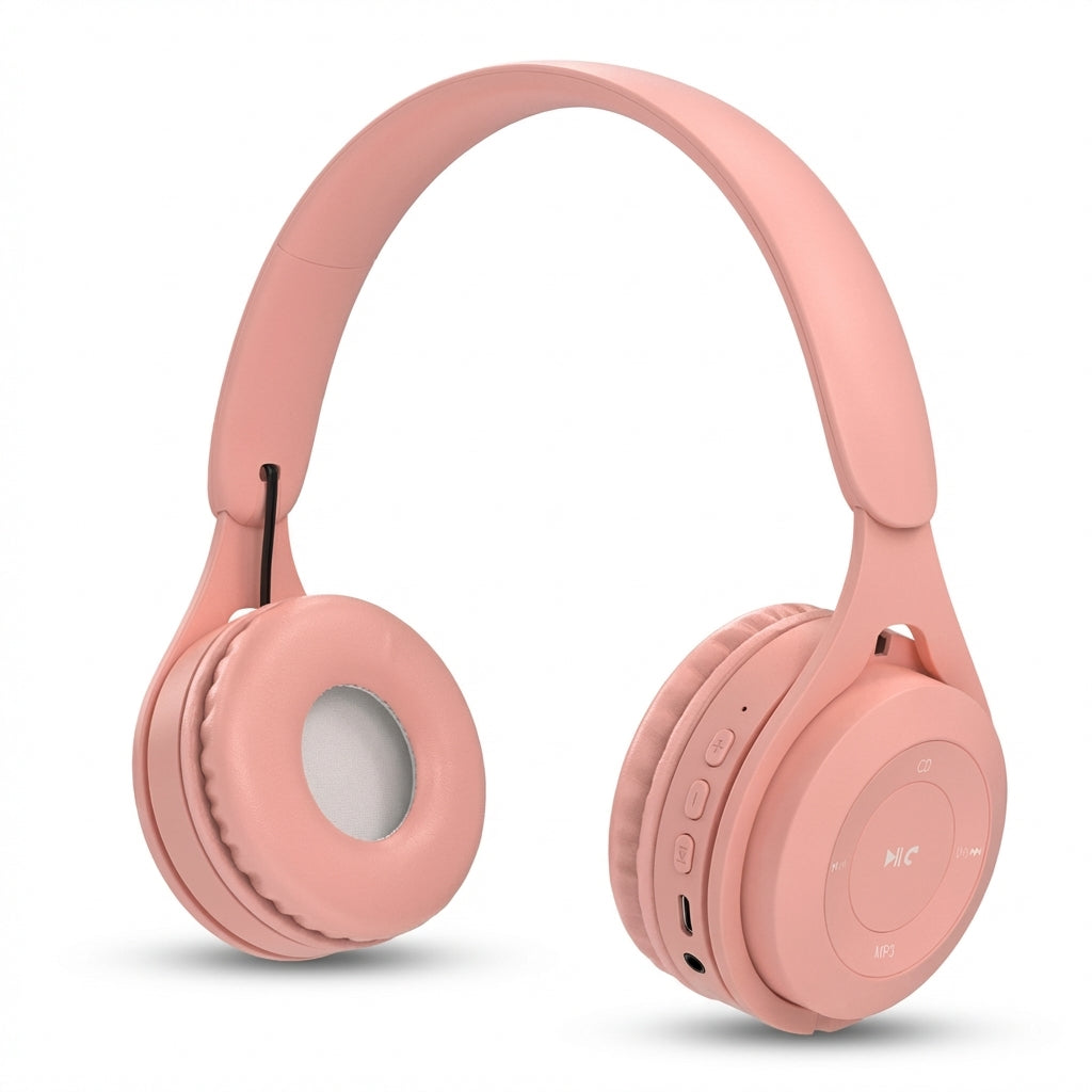 Y08 Macaron Wireless Bluetooth Headphones with Mic — Stereo Headband for Kids & Gaming