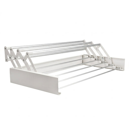 100cm Wall-Mounted Folding Airer — Extendable Towel & Clothes Drying Rack
