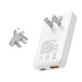 PD 65W Ultra-thin GaN Dual-Port Travel Charger with US/EU/UK/KR Interchangeable Plugs