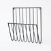 Wall-Mounted Iron File Holder — Single-Tier Magazine & Letter Rack (Gold or Black)