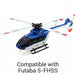 XK K124 EC145 Brushless Helicopter - 2.4G 6CH 3D6G System, 4PCS 3.7V 700mAh Lipo Battery, FUTABA S-FHSS Compatible - Perfect for RC Enthusiasts and Beginners - Shopsta EU