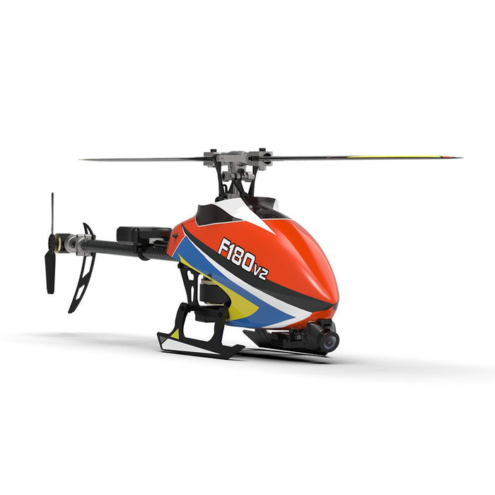 YXZNRC F180 V2 - 6CH 6-Axis Gyro GPS + Optical Flow Localization, 5.8G FPV Camera, Dual Brushless Direct Drive Motor - Flybarless RTF RC Helicopter for Enthusiasts - Shopsta EU